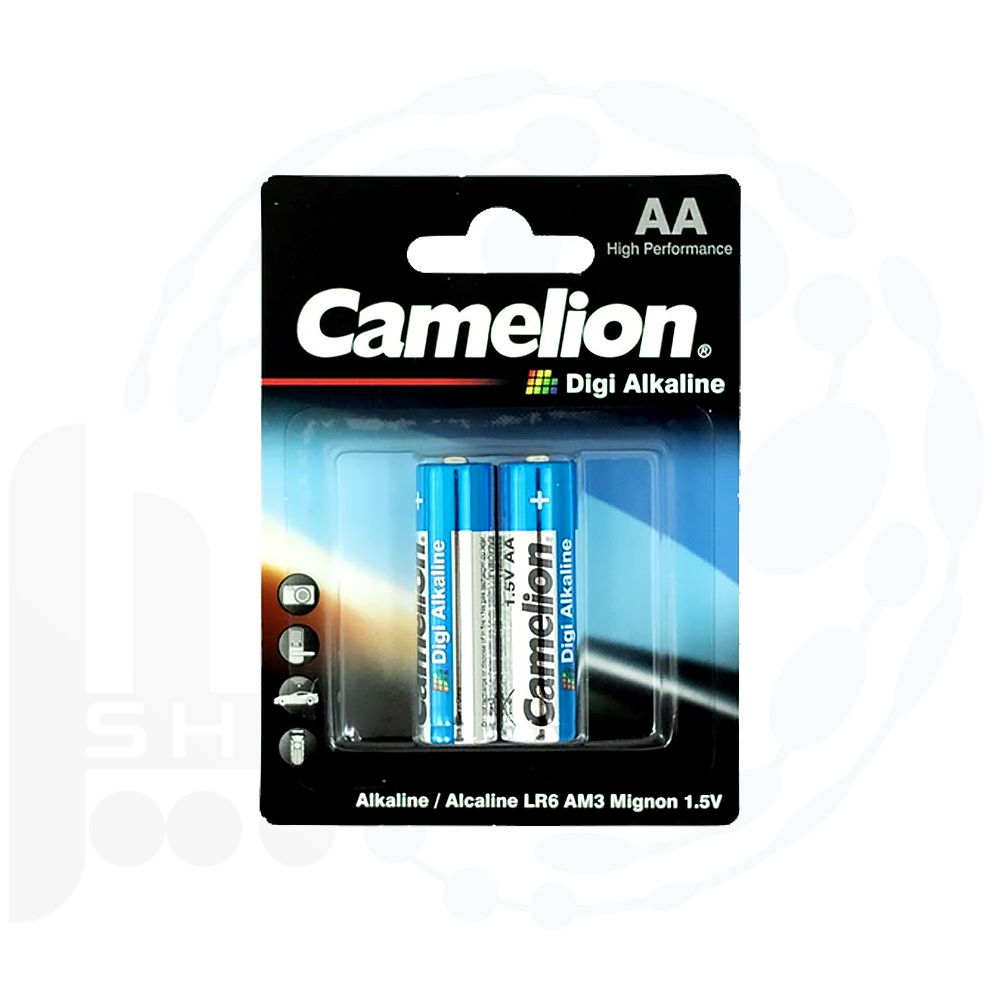 باتری قلمی دیجی آلکالاین 2تایی کملیون مدل Camelion Digi Alkaline LR6