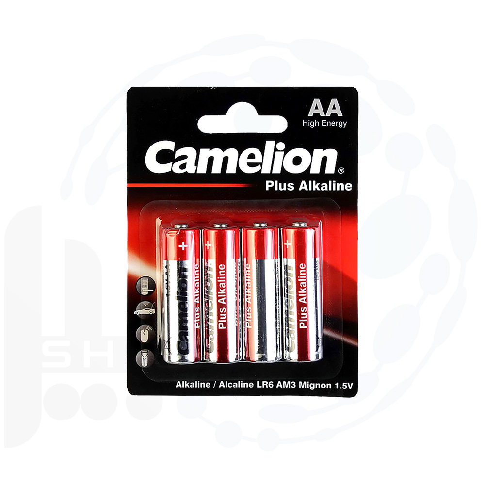 باتری قلمی پلاس آلکالاین 4تایی Camelion مدل PLUS ALKALINE LR6